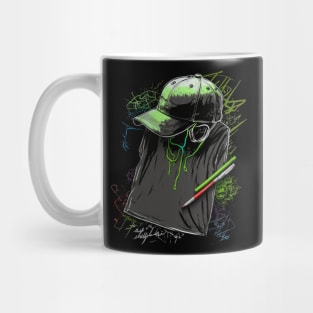 Neon Sketchpad Design - Original Artwork Mug